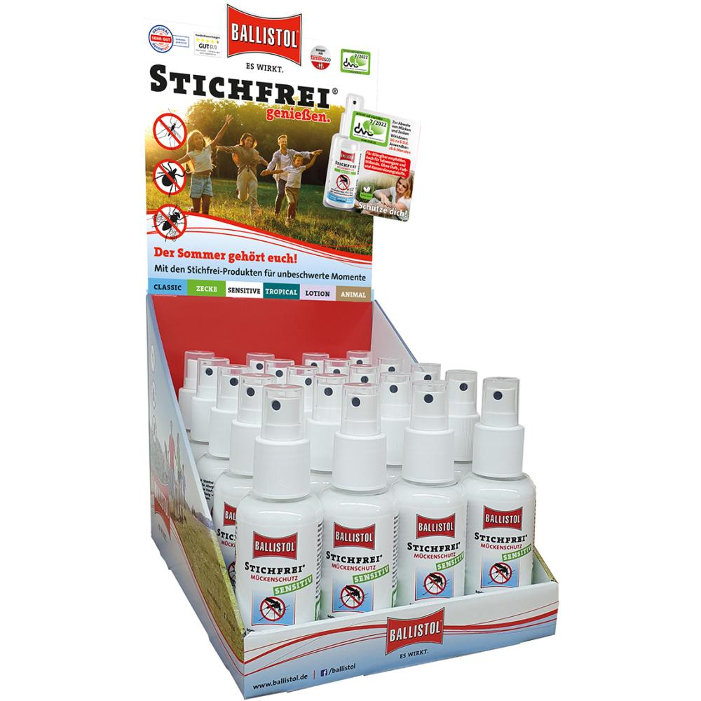 Stichfrei Sensitiv Pump-Spray Display 20x a 100ml