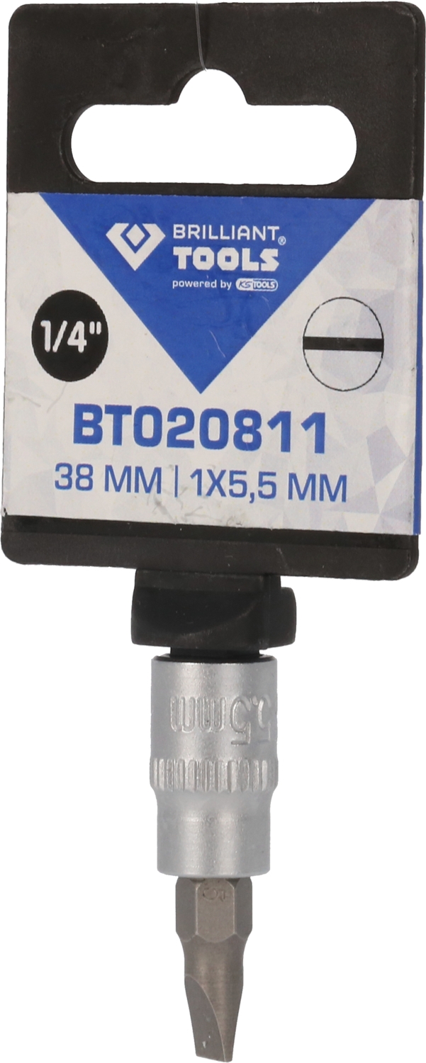 Brilliant Tools  1/4" Schlitz Bit-Stecknuss, 1 x 5,5 mm