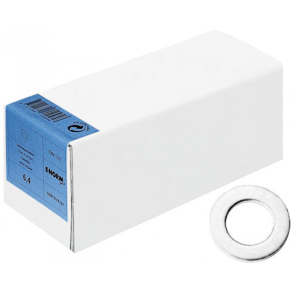 U-Scheibe 3,2 mm DIN 125 / ISO 7089 Form A 200 HV verzinkt KPE-NORMpro
