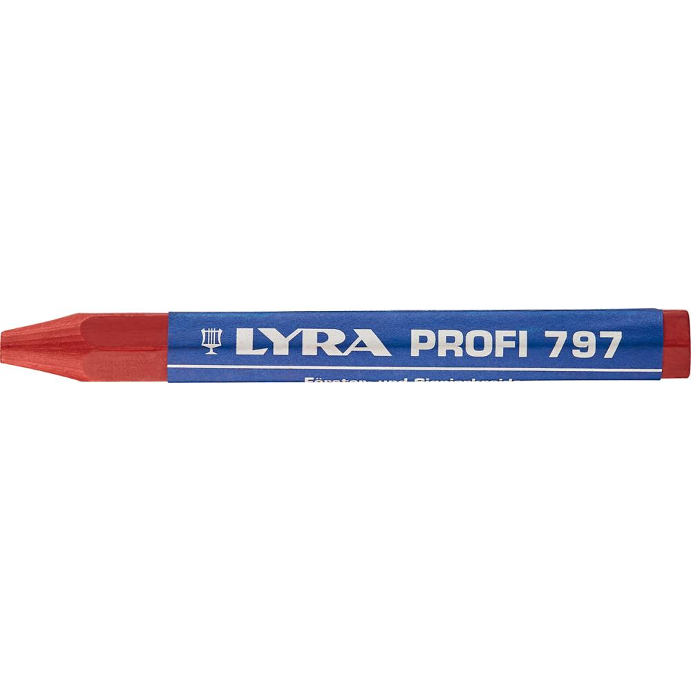 Förster- und Signierkreide Nr. 797 rot a12Stück LYRA