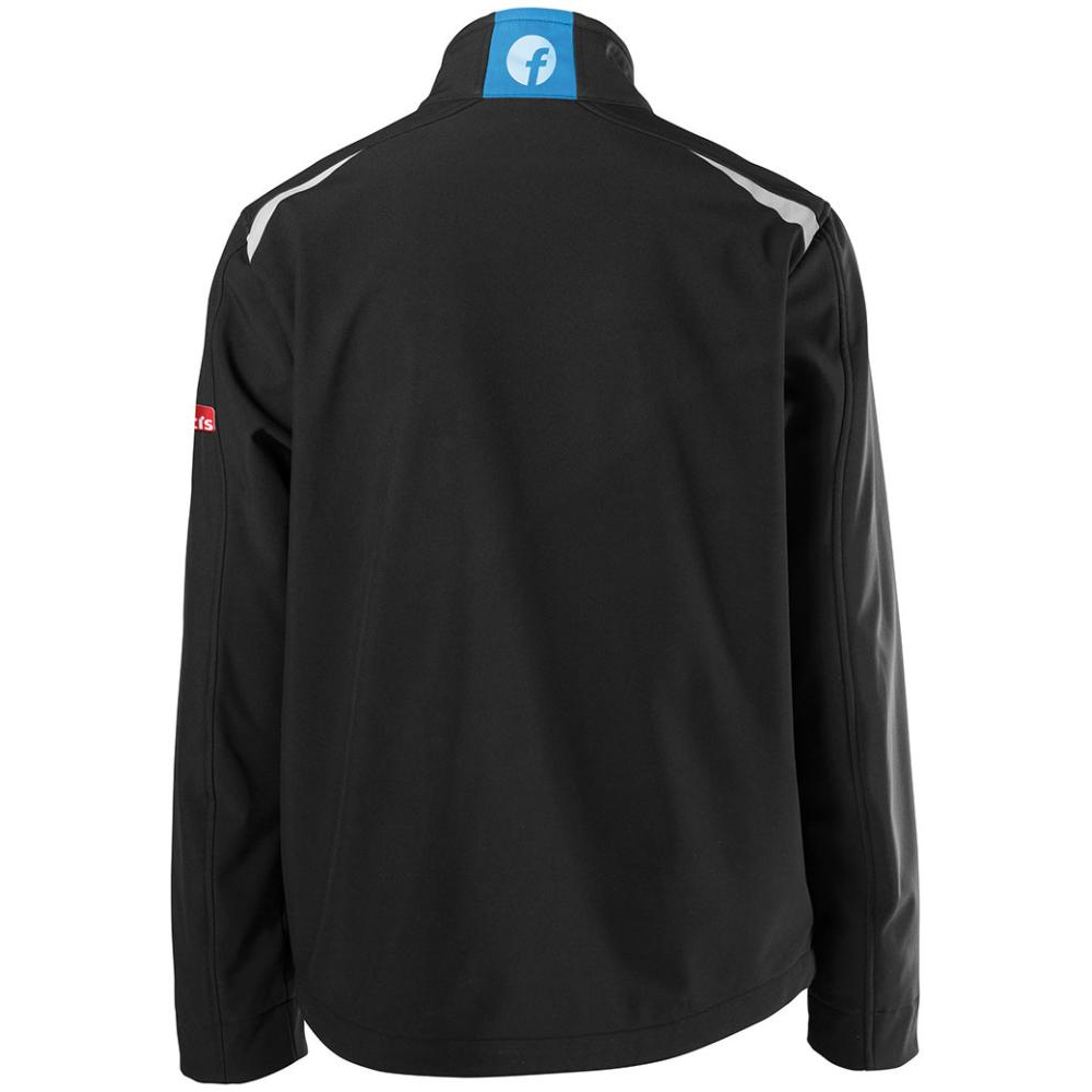 Softshelljacke twenty-four FORTIS Herren Jacke 24, schwarz/türkis, Gr. S