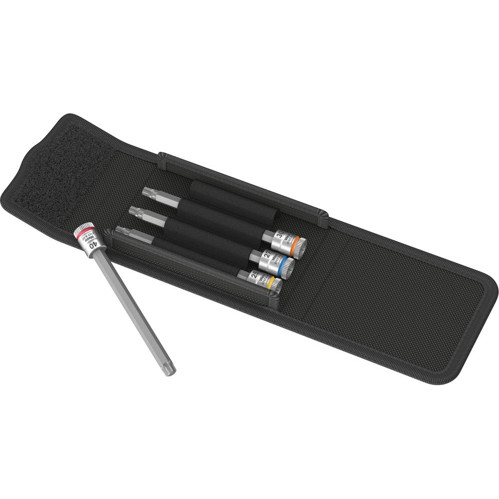 Schraubendreher-Einsatz-Garnitur 1/4", Zyklop, für TORX-Schrauben, Nr. 8767 A HF 1 Schraubendrehereinsatz Satz- mit Haltefunktion T25-T40x100mm