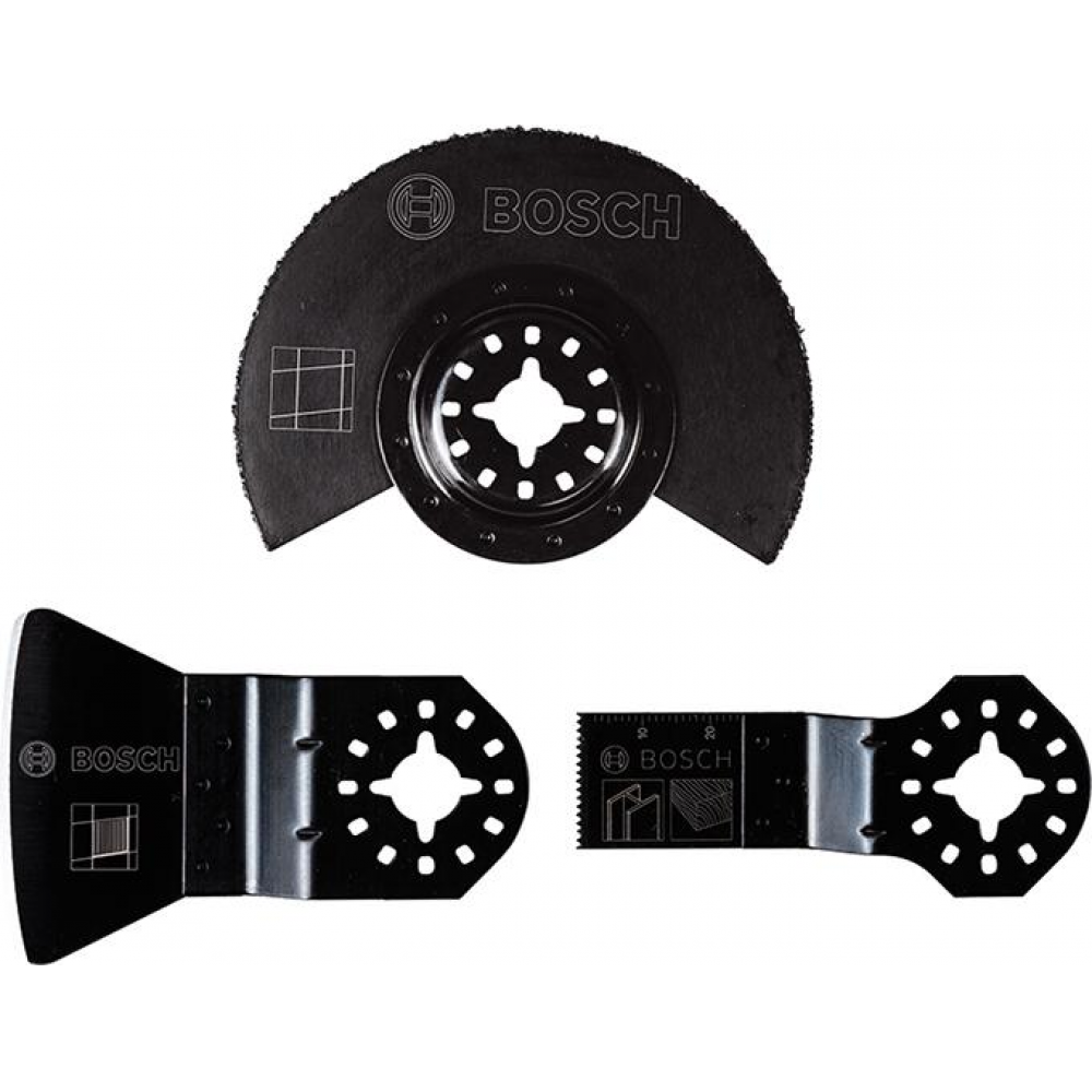 Fliesen-Set Multi-Cutter-Set Fliesen Bosch 3-teilig Starlock