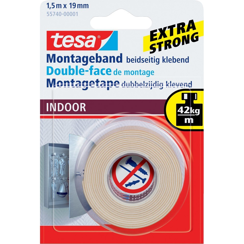 Montageband Indoor 1,5m:19mmtesa