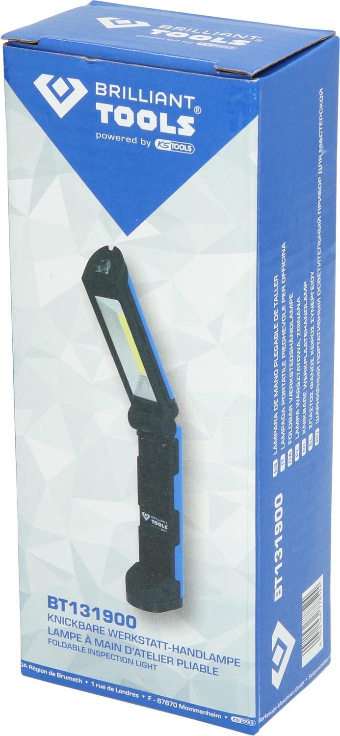 Brilliant Tools  Knickbare Werkstatt-Handlampe