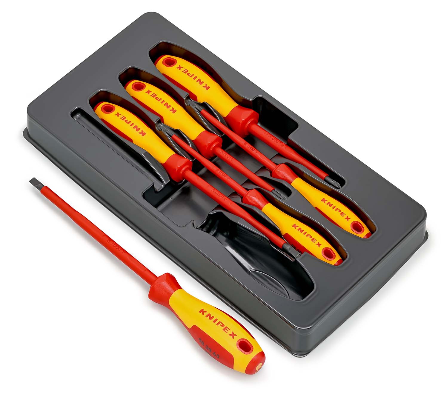 KNIPEX 00 20 12 V01 Schraubendreher-Paket  (SB-Karte/Blister)