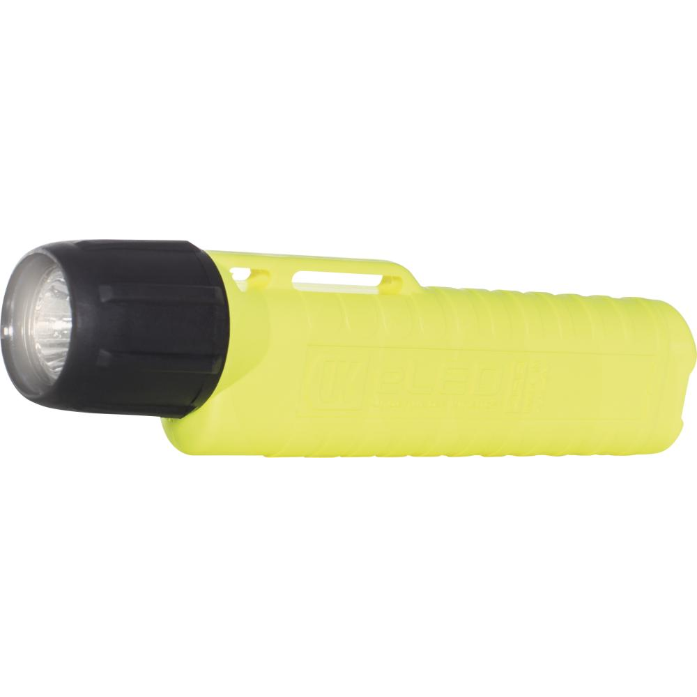 LED-Taschen- und Helmlampe UK 4AA e LED RFL, ATEX-Zone 0 neongelb