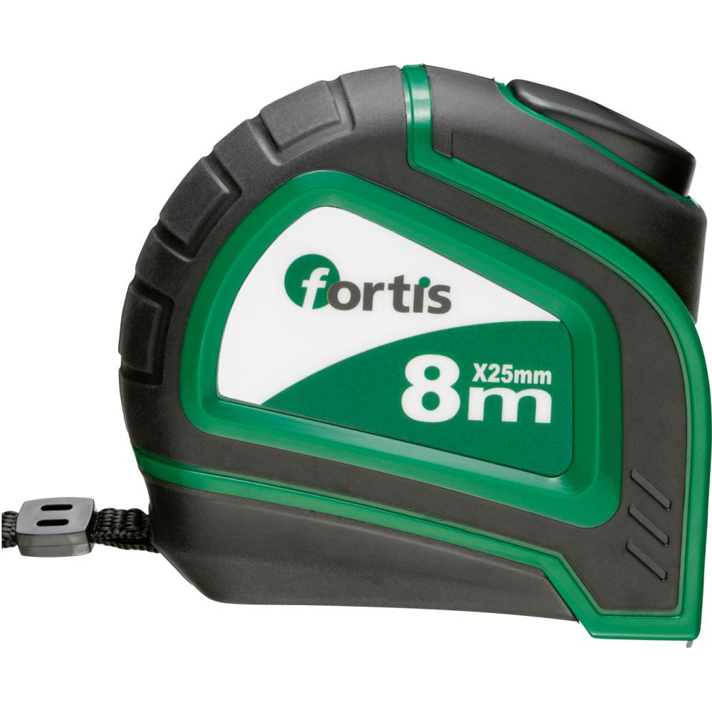 Taschenbandmaß mit Bandstopp 8mx25 mm FORTIS