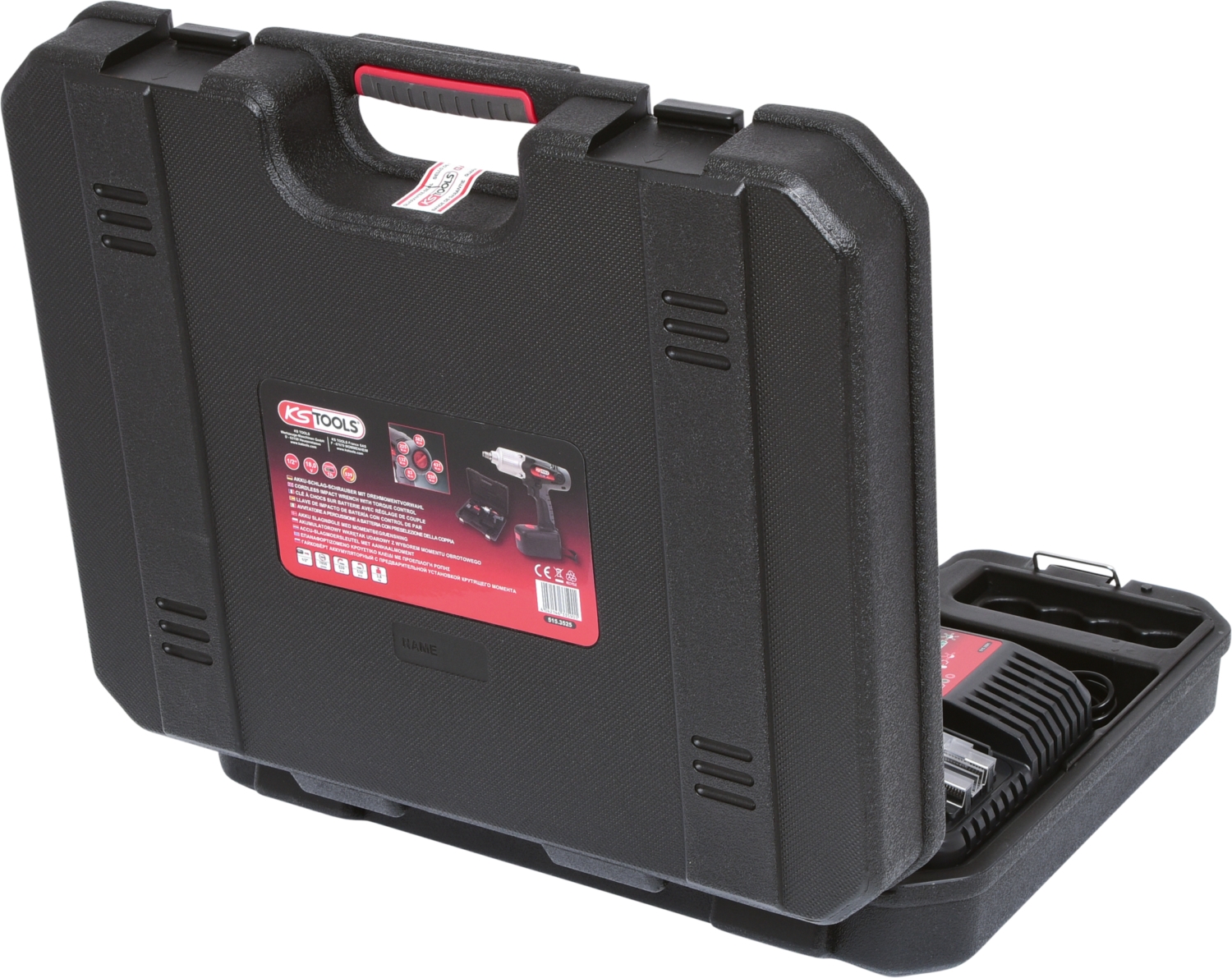 KSTOOLS 1/2" Akku-Schlag-Schrauber Drehmomentvorwahl,1.800 U/min,mit 1 Akku+1 Ladegerät
