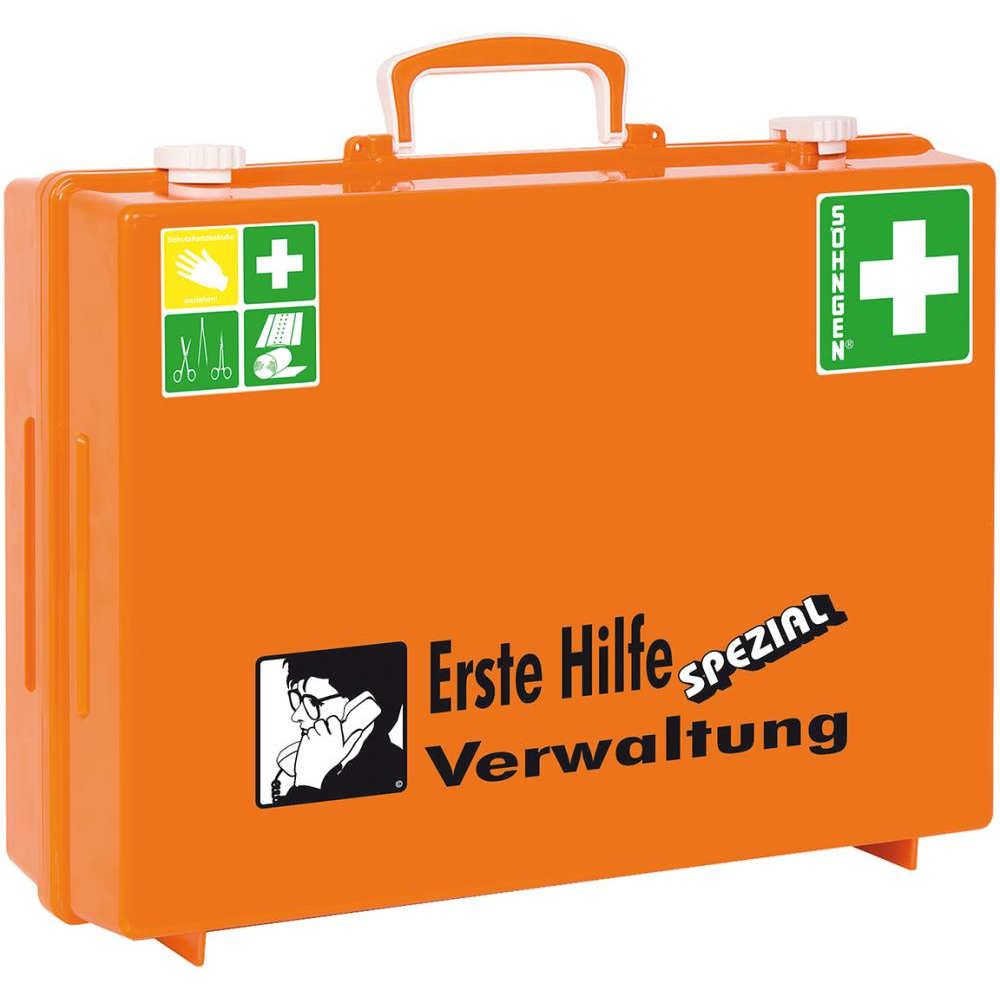 Erste-Hilfe-Koffer Spezial Erste Hilfe-Koffer MT-CD Verwaltung orange