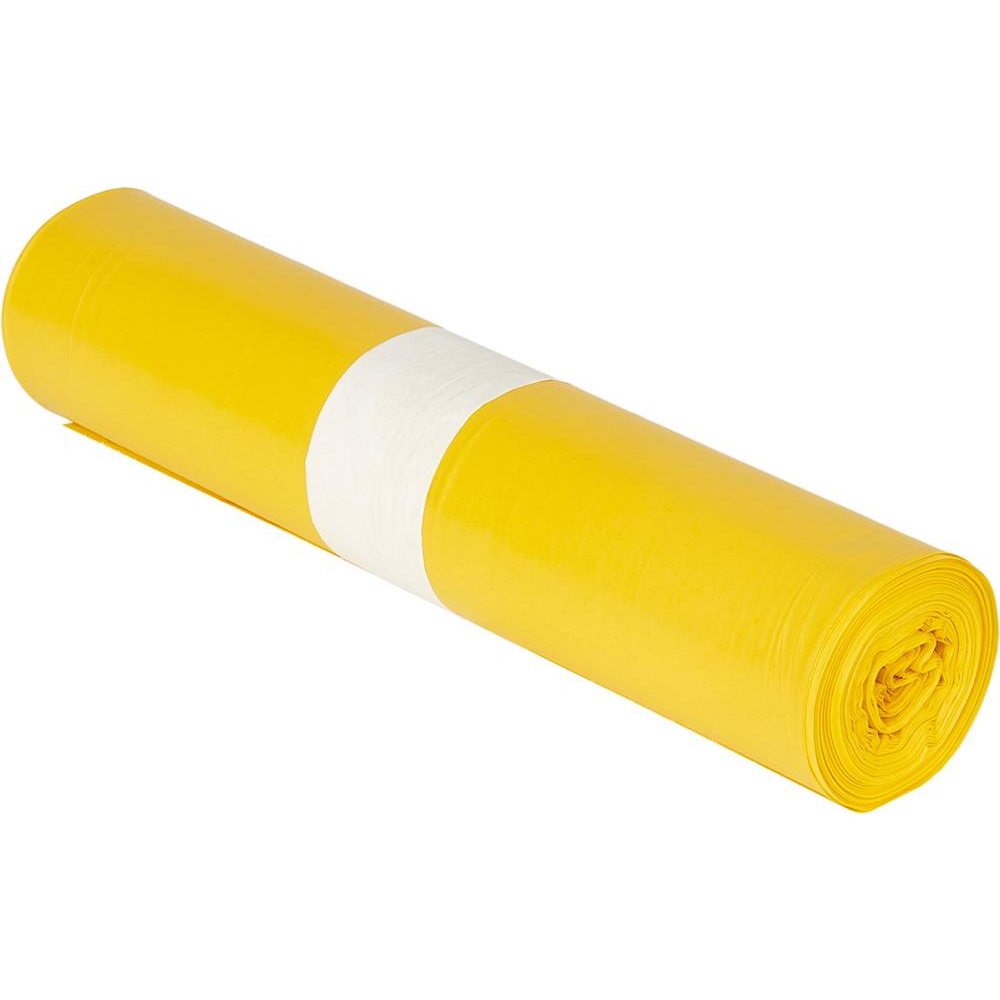 Müllsack, 120 Liter, Rollenware (PE) l gelb ca 42. my Rolle a 25