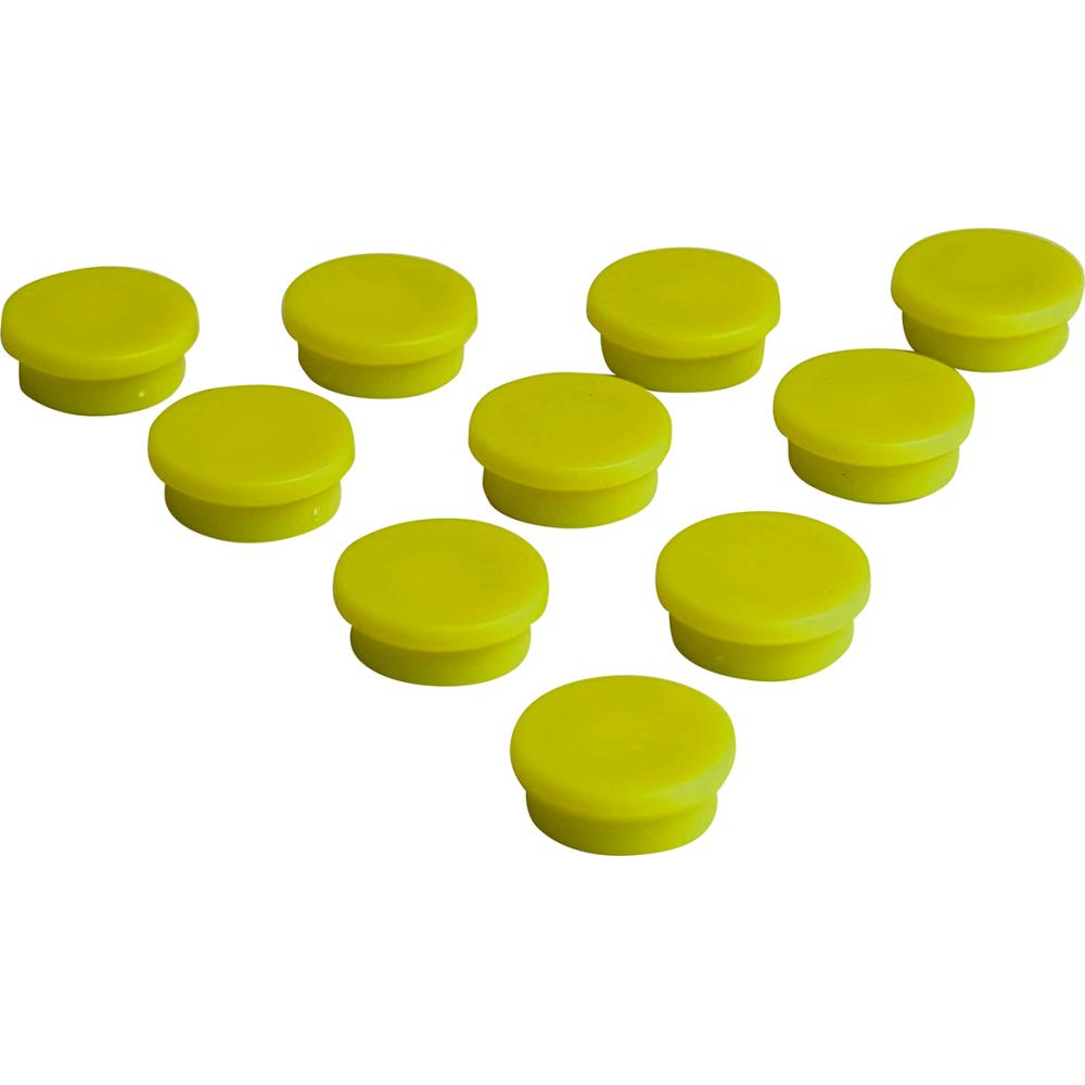 Organisationsmagnet rund gelb 20mm Eclipse