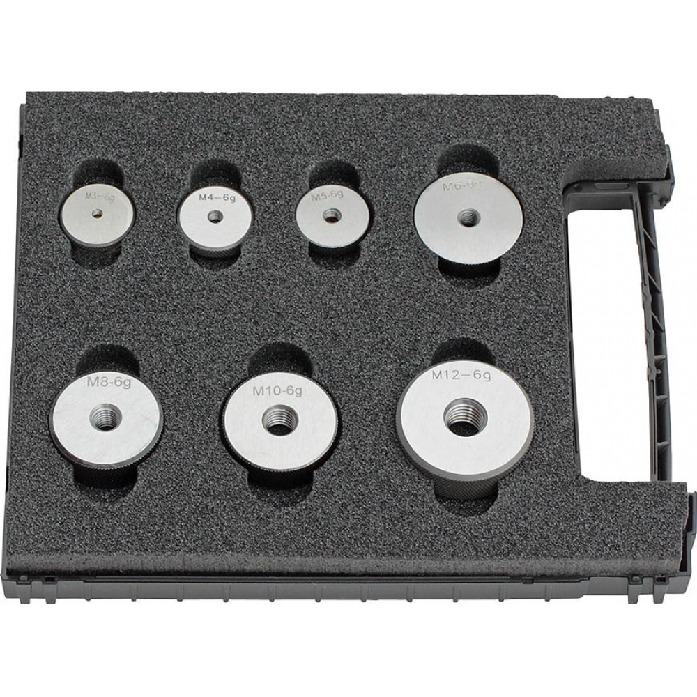 Gewinde-Lehrring-Satz Gut--LR-Satz M3-M12 6g FORTIS
