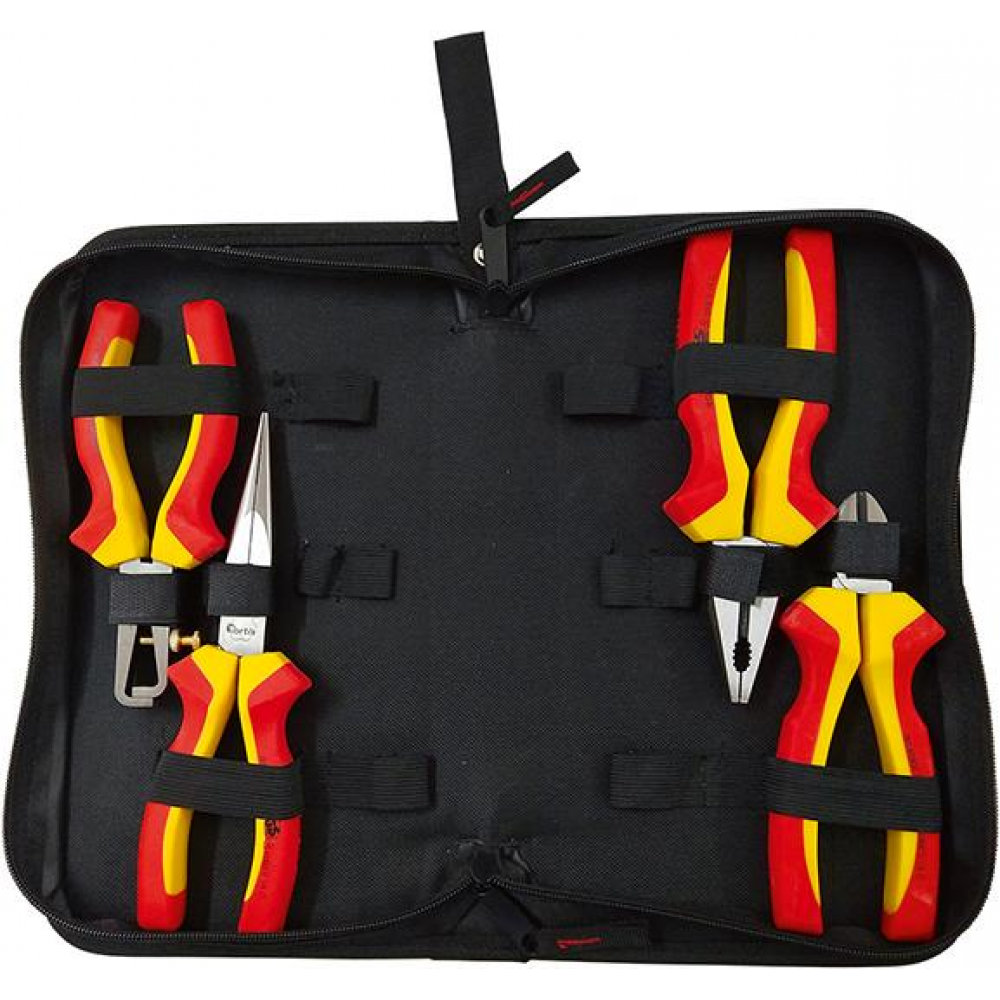 VDE-Zangen-Set Zangen-Set VDE 4tin Nylontasche FORTIS