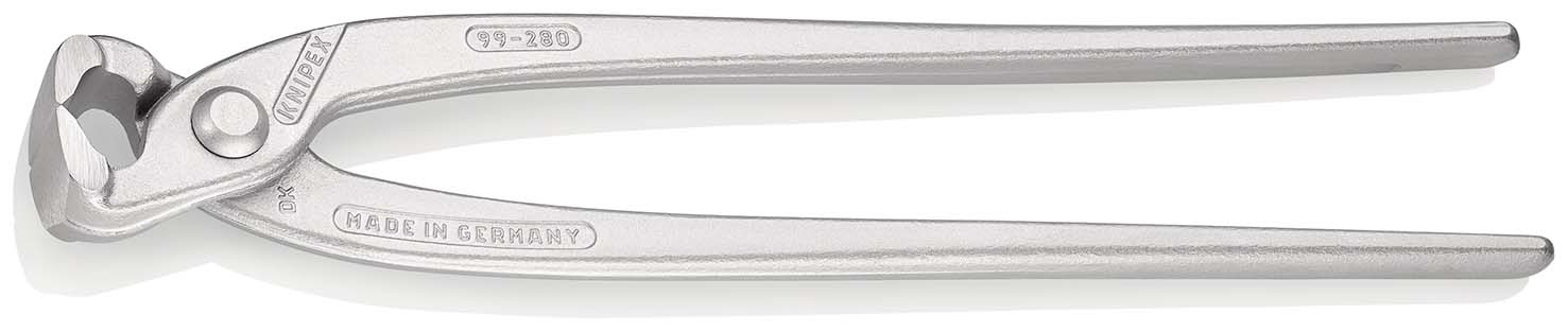 KNIPEX 99 04 280 Monierzange (Rabitz- oder Flechterzange) glanzverzinkt 280 mm