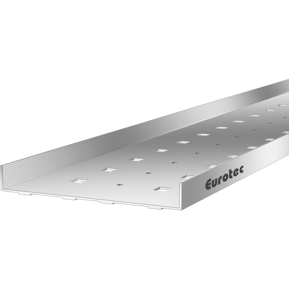 DrainTec Base 144 x 20 x 2400 mm Aluminium Alu-DrainTec