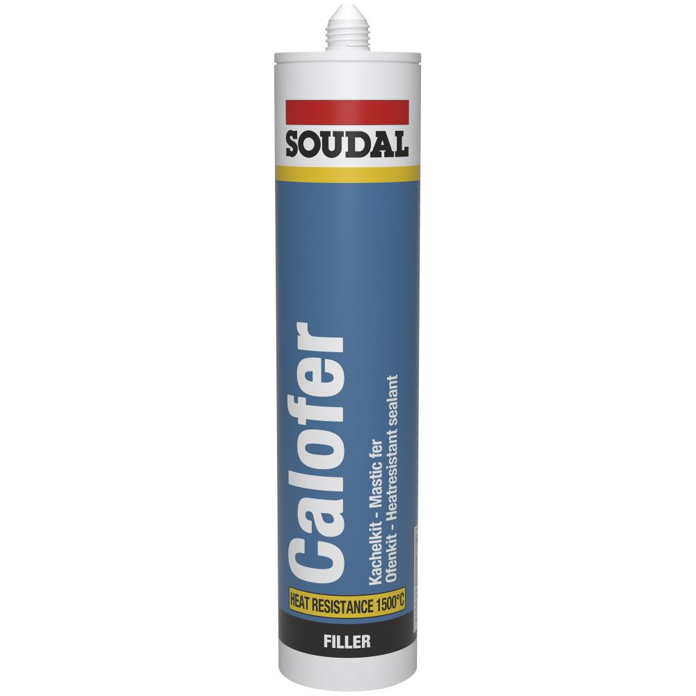 Hochtemperatur-Dichtungskitt Calofer 300ml Hochtemp. Dichtungdmasse SOUDAL
