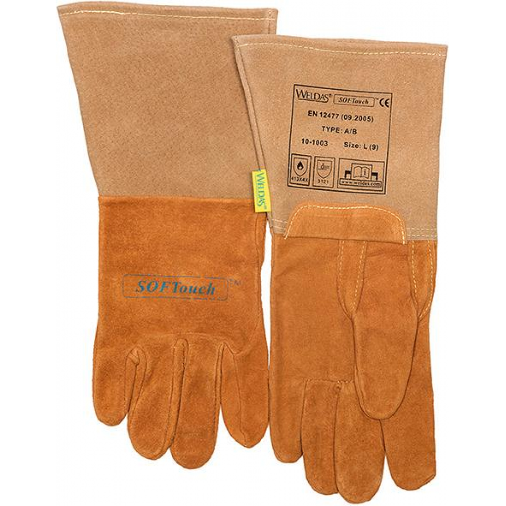Schweißerhandschuh (Argon) Nr. 10-1003 Gr(XL)Schweinsleder. 1, Paar. Weldas  ( )