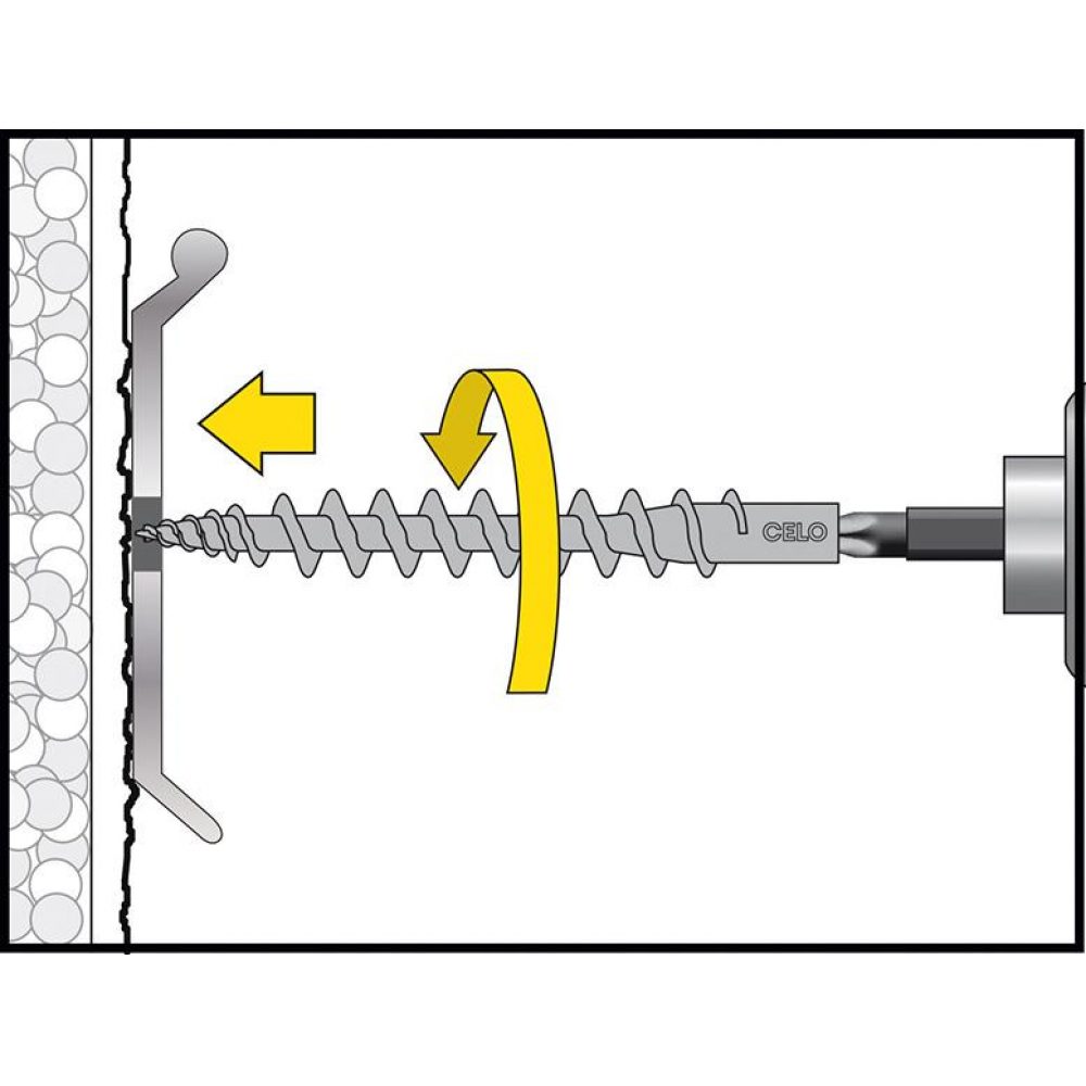 Isolierplattenschraubdübel IPSD 80 telegrau CELO