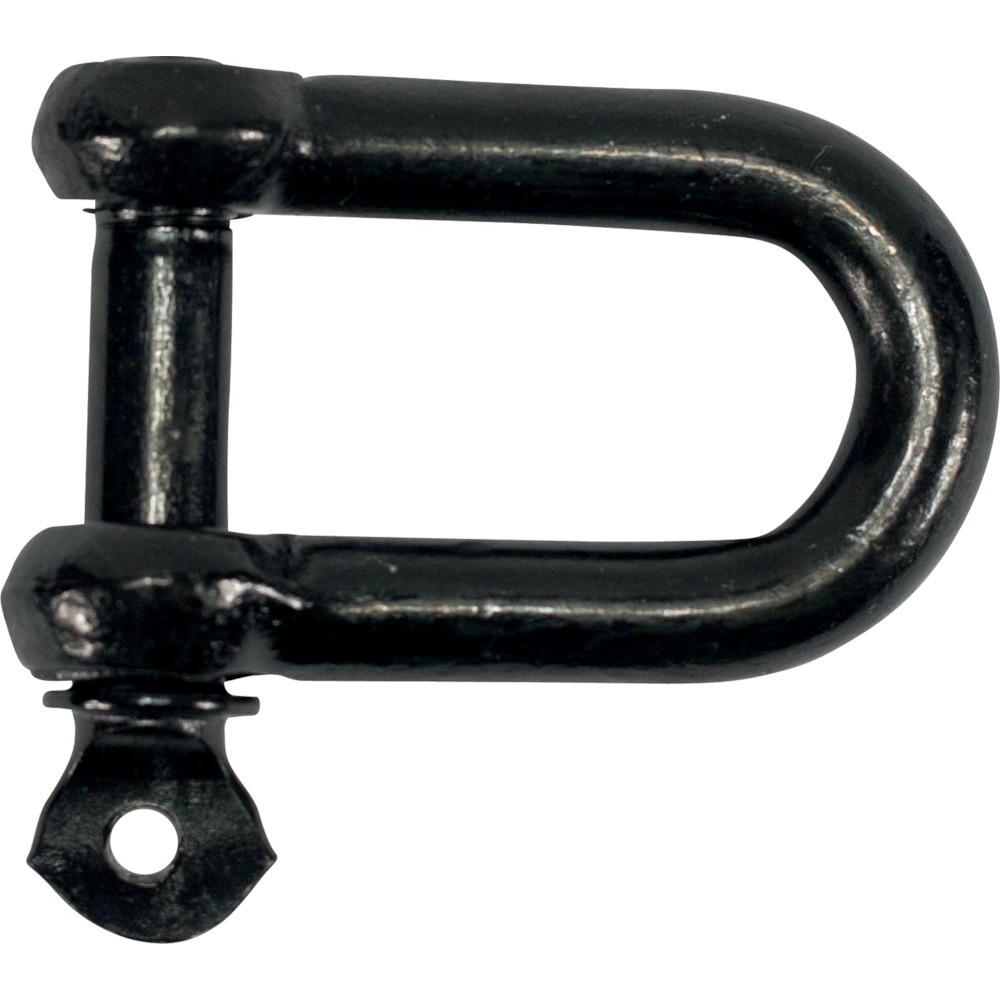 Schäkel gerade 10,0mm 3,8" verzinkt schwarz
