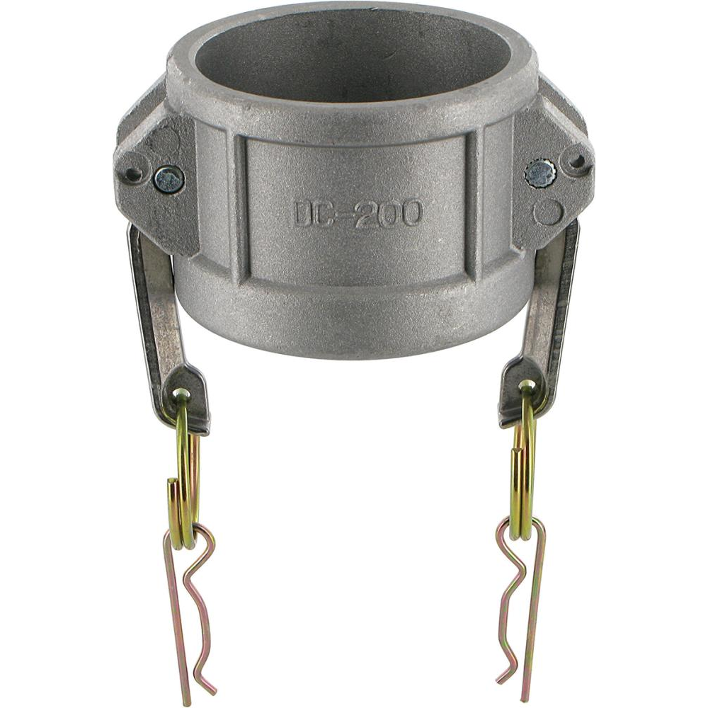 Kamlok-Kupplung, Mutterteil-Kappe Typ DC Kamlok Mutterteil DN25, Kappe, Alu