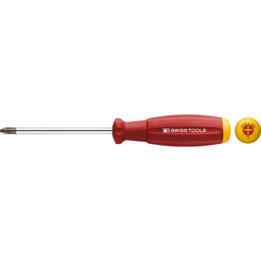 Schraubendreher für Kreuzschlitz-Schrauben PH, Nr. PB 8190 PH3x150mm Swiss Grip Tools