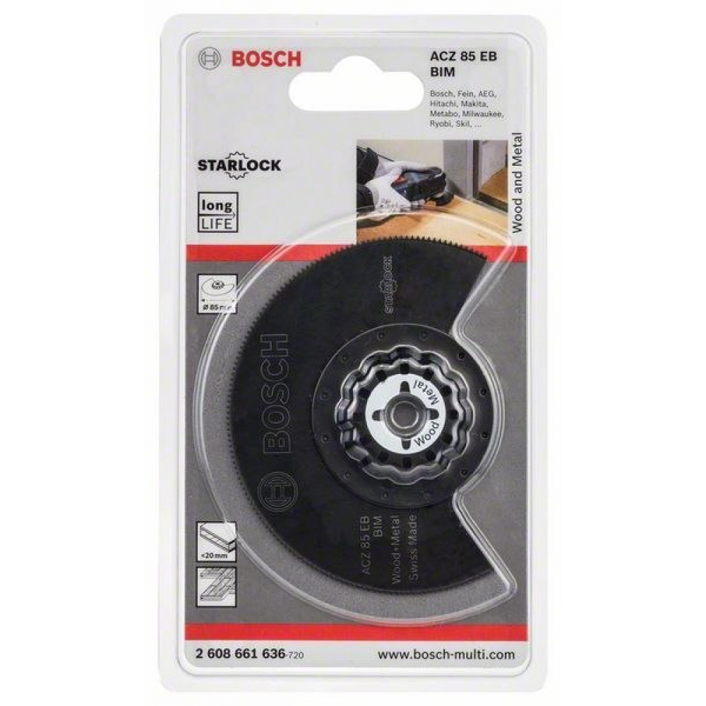 Bi M-Segmentsägeblatt ACZ 85 EB Bosch VE  1 Stück Starlock