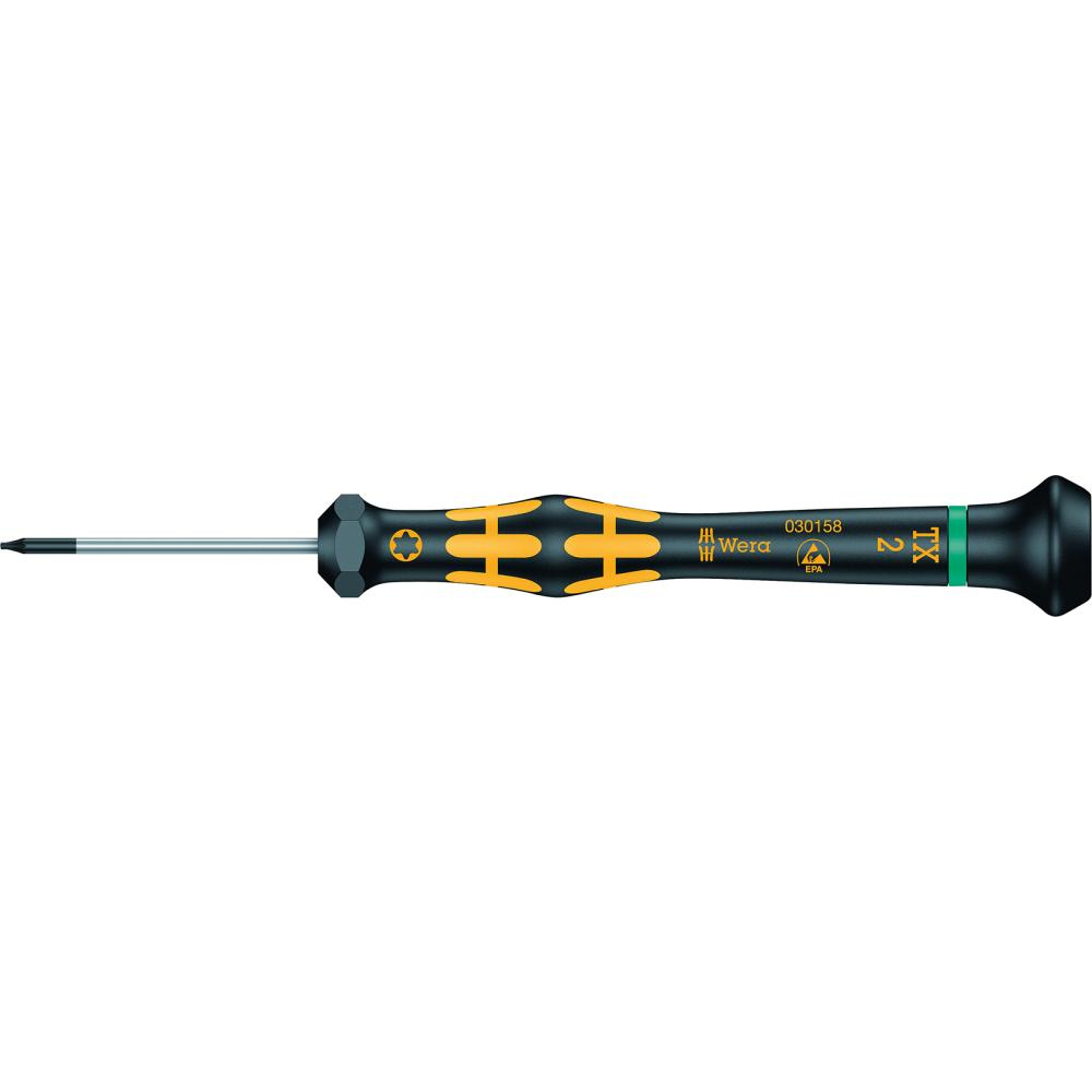 ESD-Elektronik-Schraubendreher für Innen-TORX, Nr. 1567 Elektronik- Schraubendreher ESD T2x40mm Wera