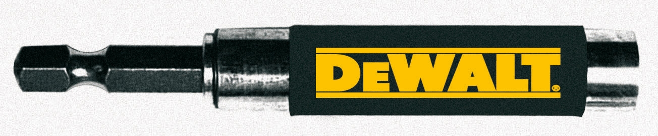 Dewalt DT7701-QZ,  Bithalter mag 1/4Zoll 80mm, Magnet-Bithalter mit Führungshülse, Ø 9,5mm / 80mm Gesamtlänge