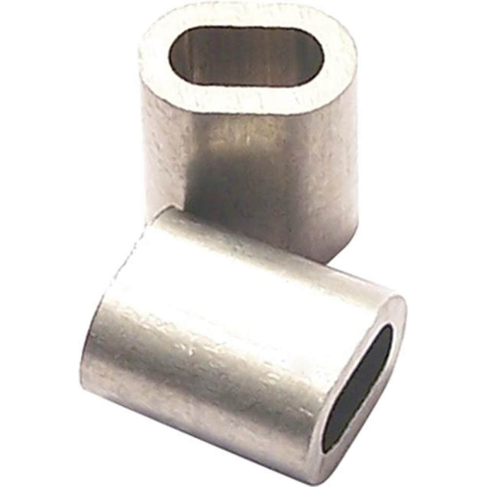 Pressklemme 3,0mm DIN EN 13411-3 Alu-Pressklemmen Z3 für Drahtseil