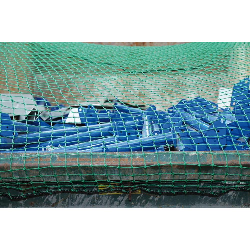 Containernetz 3,5x7,0 m MW 45 grün ohne Gummi