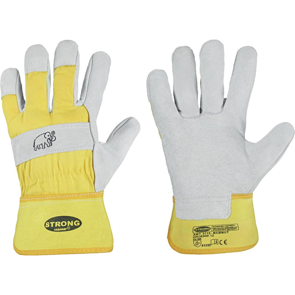Spaltlederhandschuh Mammut Rind/Kernspaltleder,Gr.11