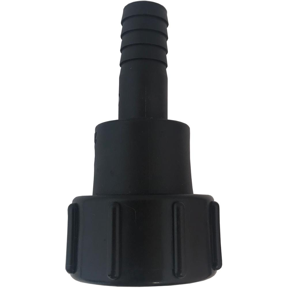 IBC Container-Adapter mit drehbaren, gerilltem Stutzen m. drehbarem PP, IG,2 S60x6 3/4" (19mm) "