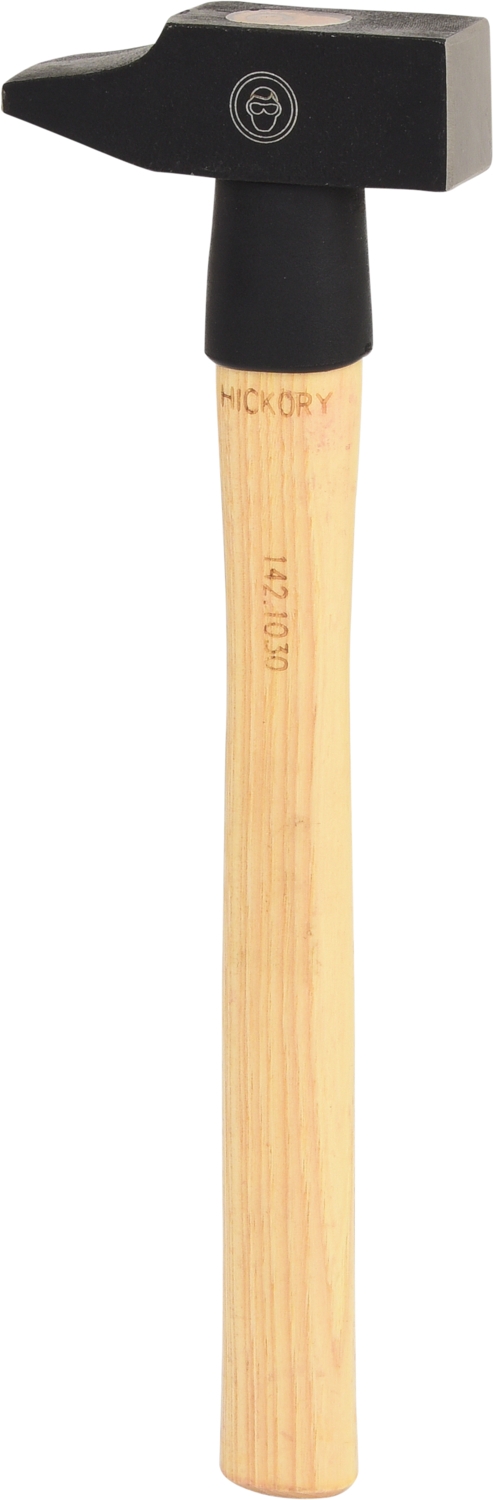 KSTOOLS Schlosserhammer, Hickory-Stiel, französische Form, 250g