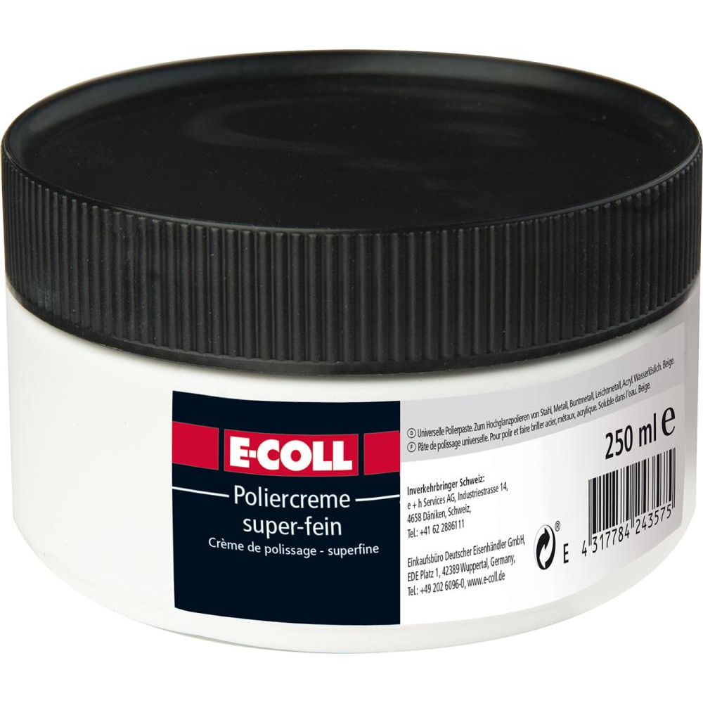 Poliercreme, super-fein 250ml Dose, beige E-COLL