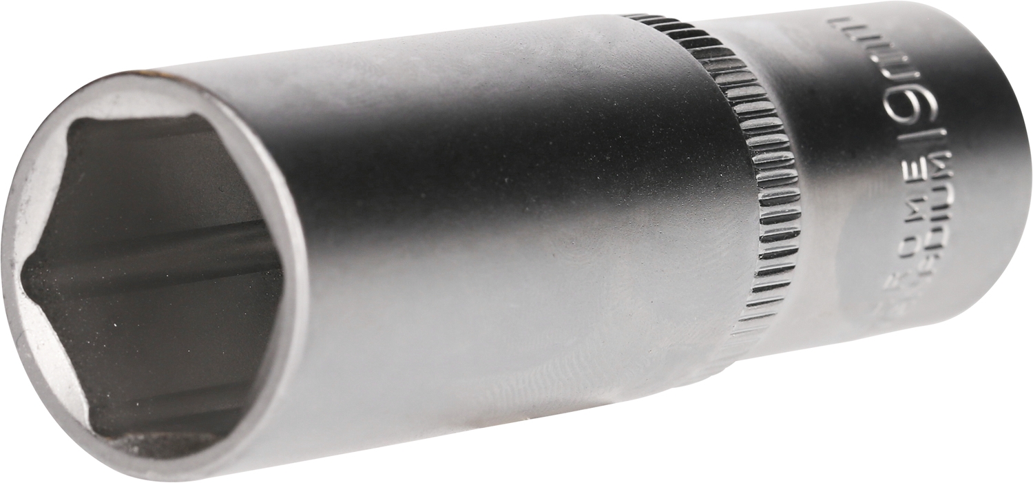 Brilliant Tools  1/2" Sechskant-Stecknuss, lange Ausführung, 19 mm