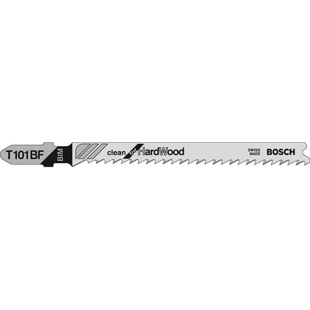 Stichsägeblatt T 101 BF für hartes Holz Bosch VE  25 Stück Clean for Hard Wood
