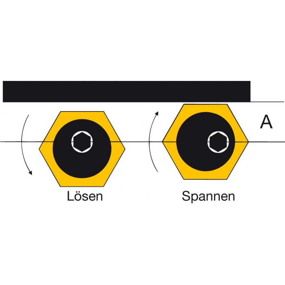 Exzenter-Spannklemme Spannklemme Exzenter für Spannvorrichtung M10 MITEE-BITE