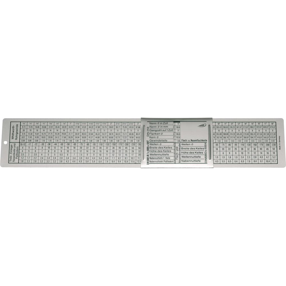 DIN-Gewindeschieber 260x50mm HP