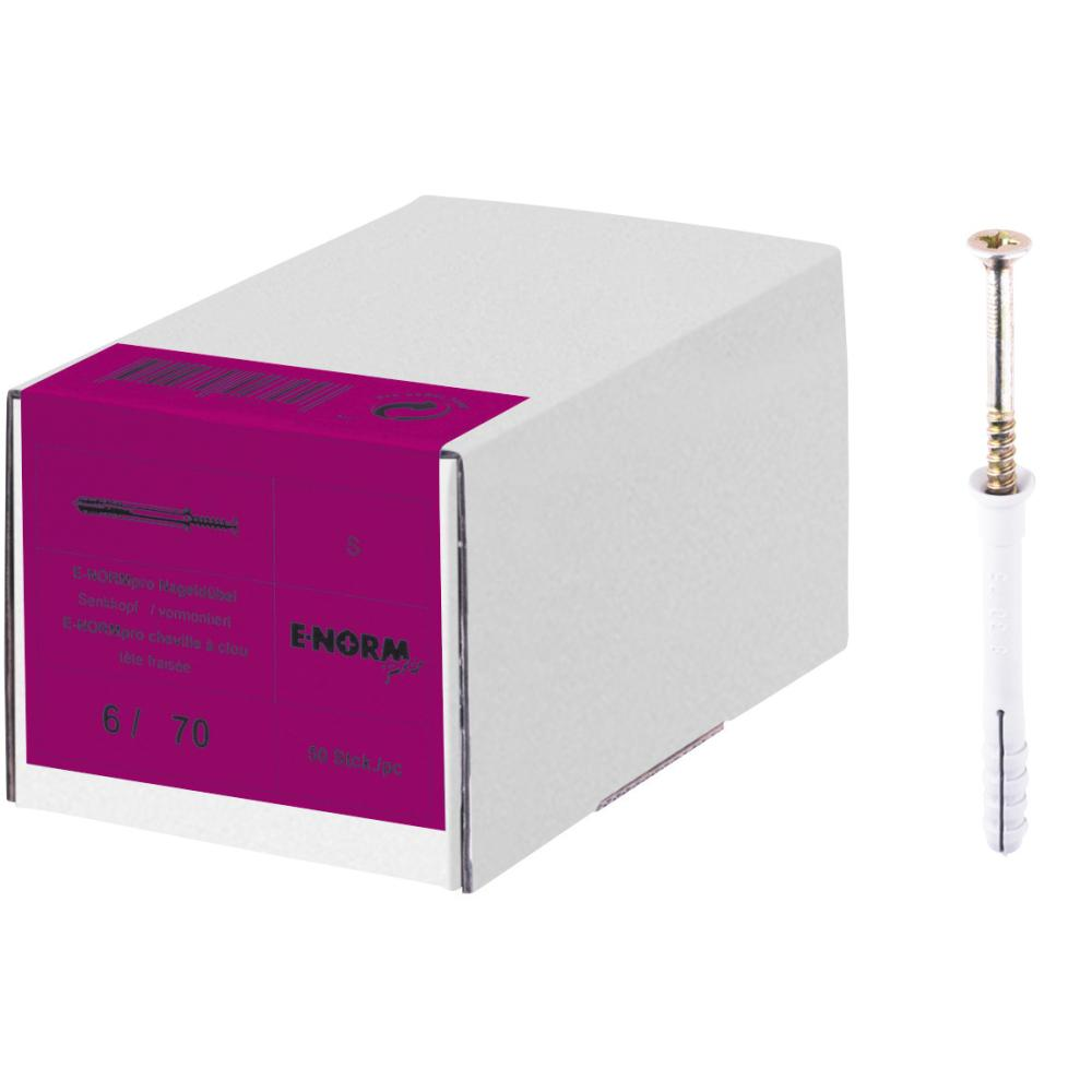 Nageldübel 5/50 Senkkopf E-NORMpro