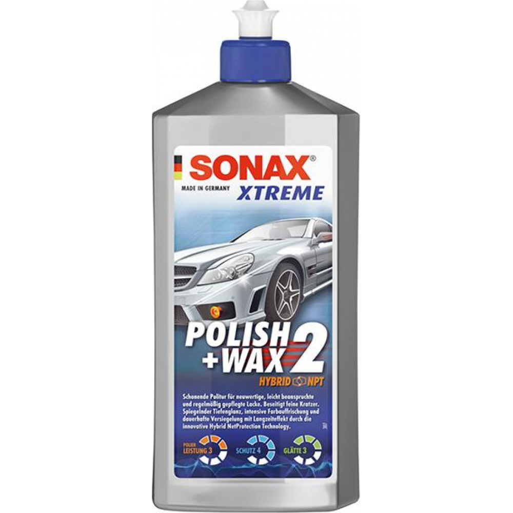XTREME Polish+Wax 2 Hybrid NPT SONAX 500+ ml