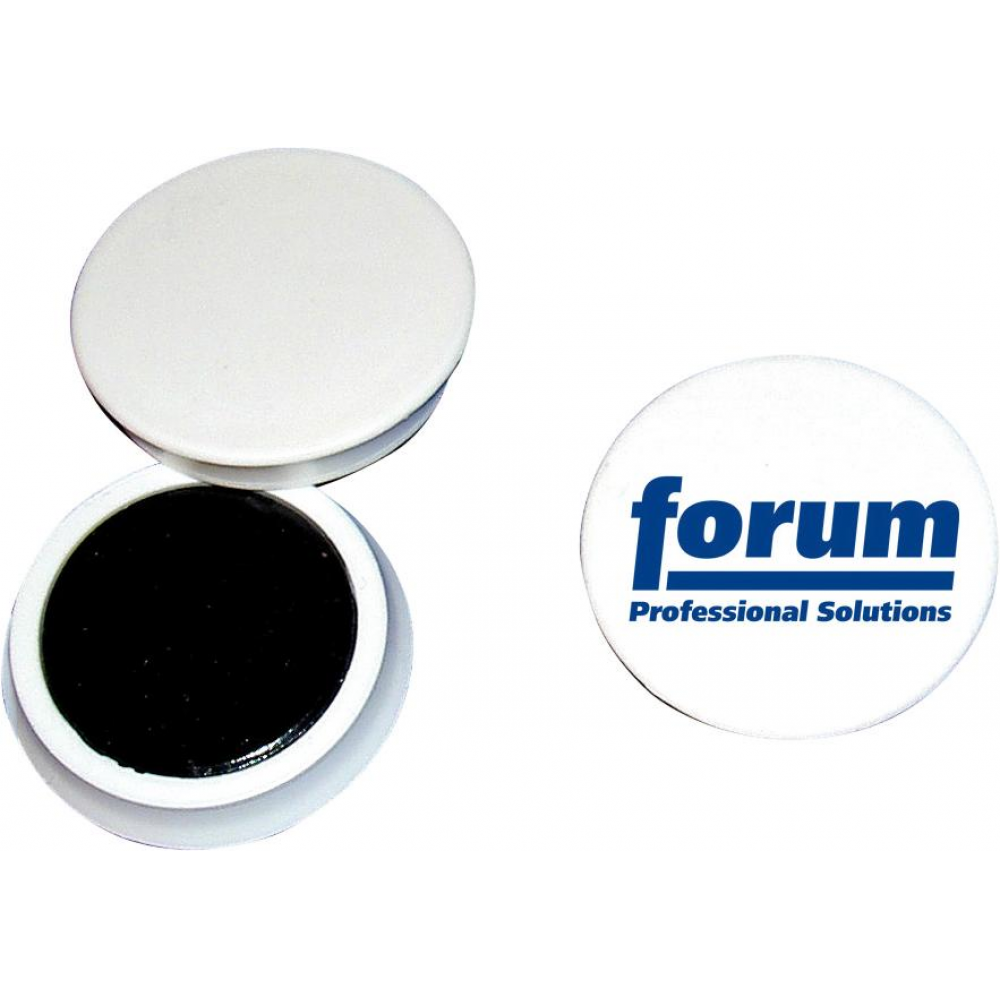 Magnet m. Aufdruck 1-farbig blau 30x8 FORUM
