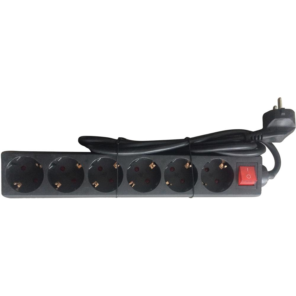 Steckdosenleiste, PVC 6-Fach 1 4m,H05VV-F3G1 5,FORTIS