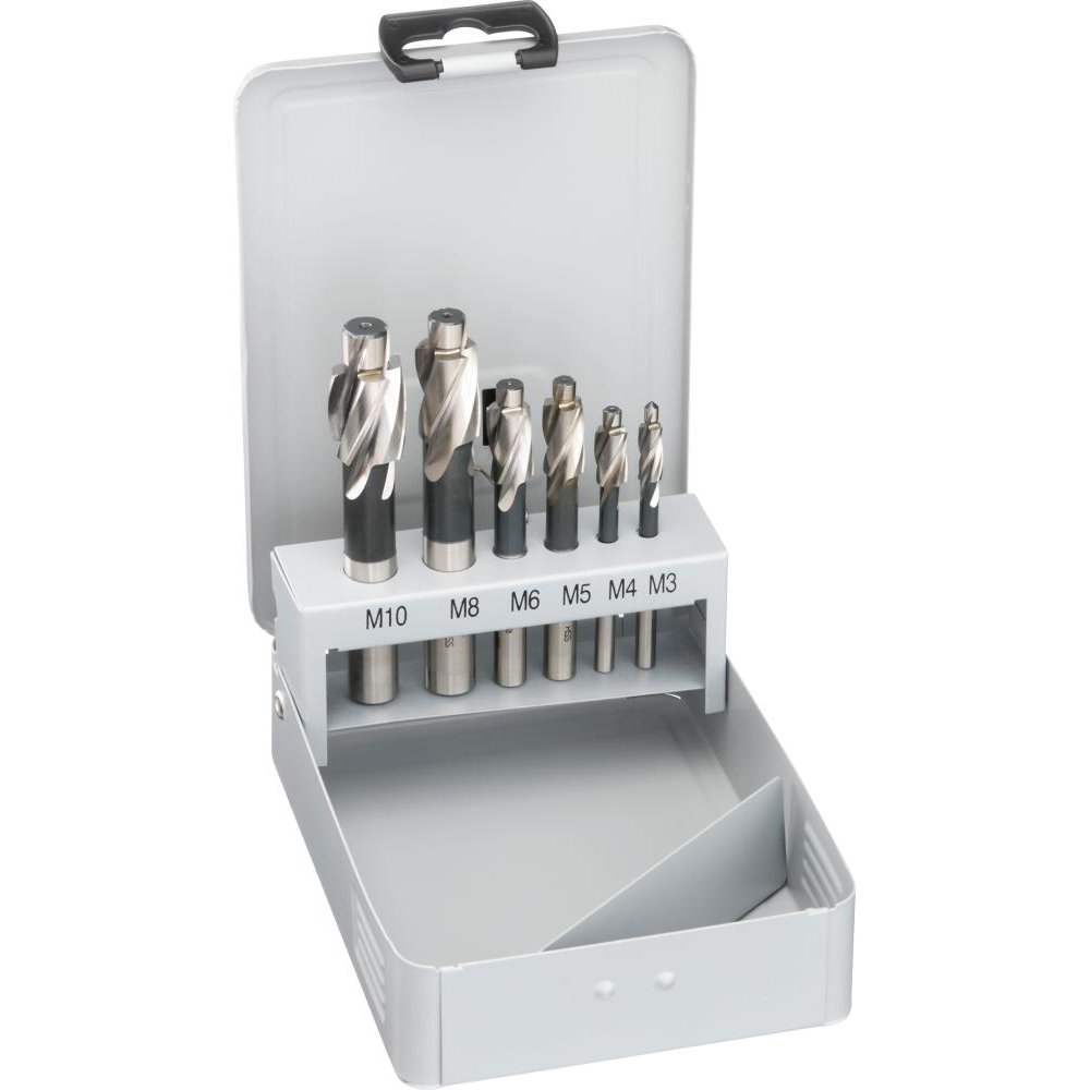 Flachsenker-Satz DIN 373 M Flachs.-Satz in Metallk M3-M12 HSS FORTIS