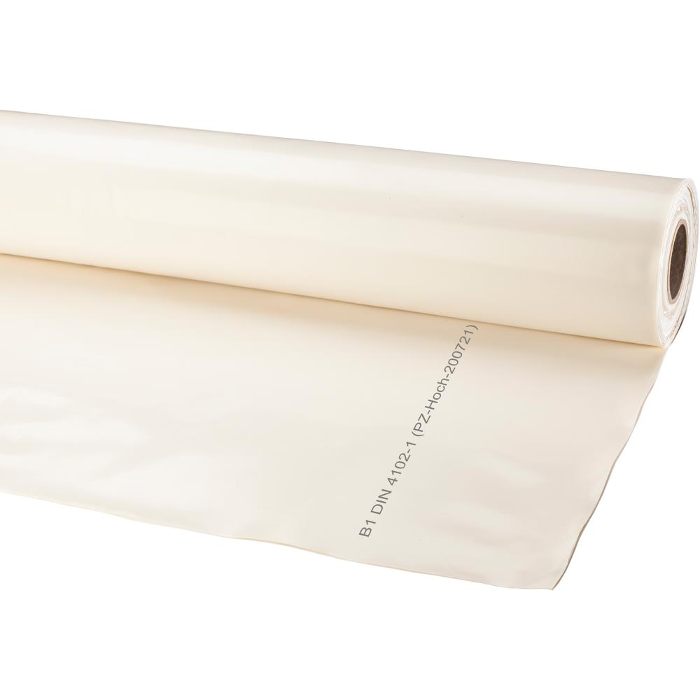 Brandschutzfolie B1 DIN 4102-1 Baufolie schwer ent, 4 x 25m