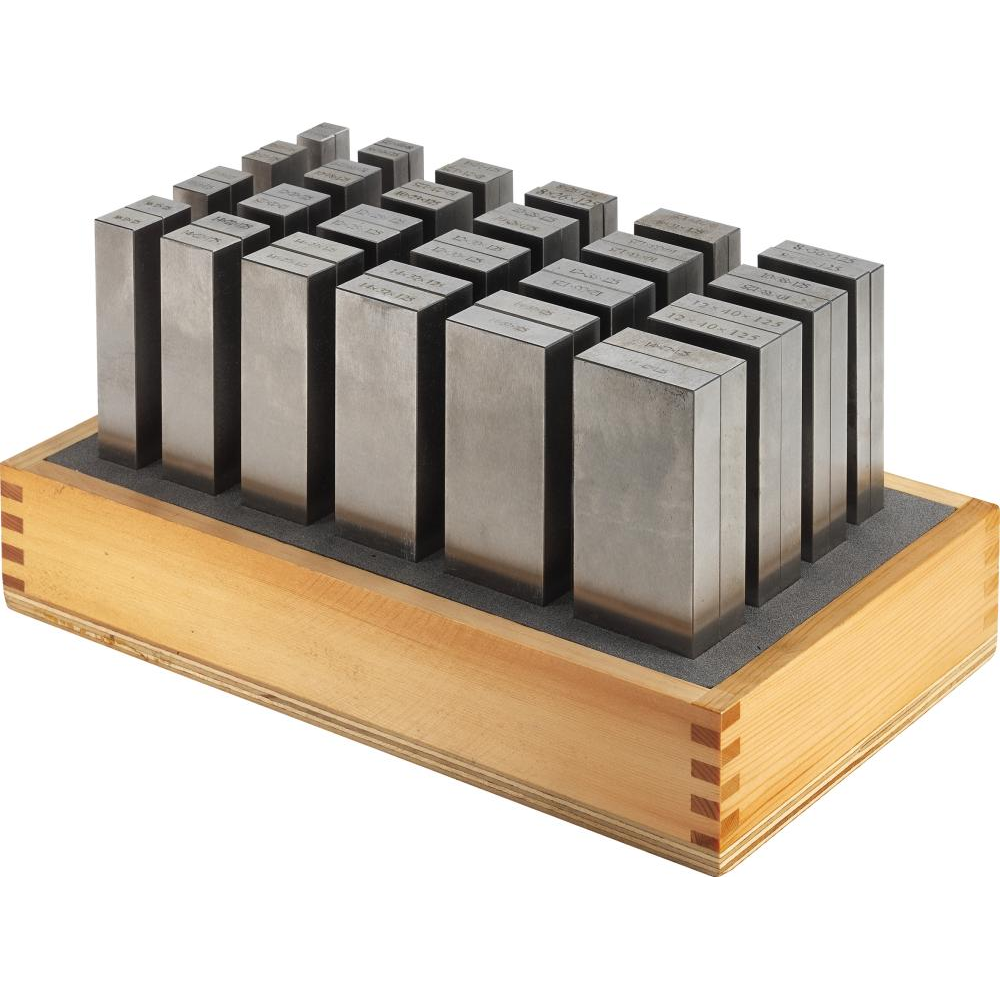 Parallelunterlagen-Satz Parallelunterlage-Set P L 125mm im Holzständer AMF