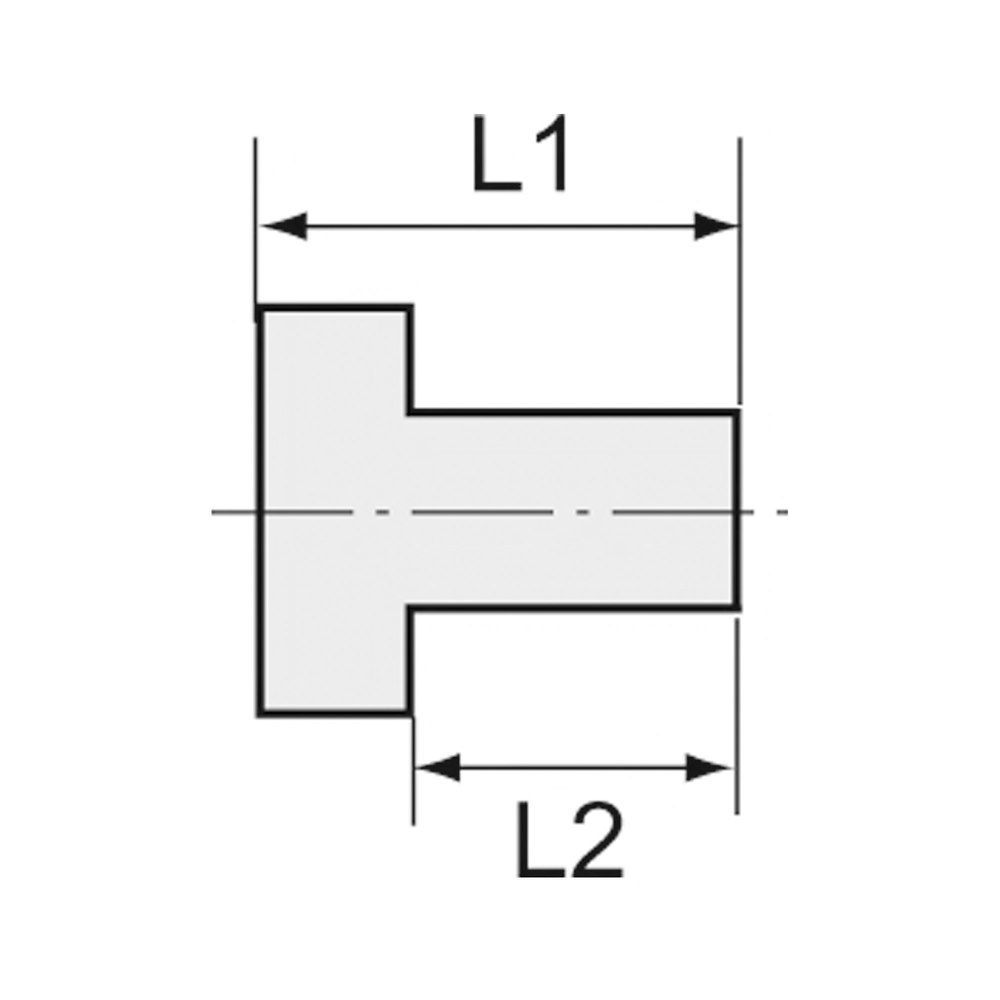 Reduziernippel, kurz, zylindrisch Messing AG, G3/4 IG" , G1/4 RIEGLER"