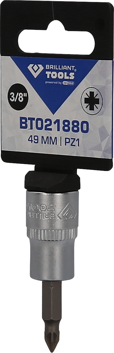 Brilliant Tools  3/8" PZ Kreuzschlitz Bit-Stecknuss, PZ1