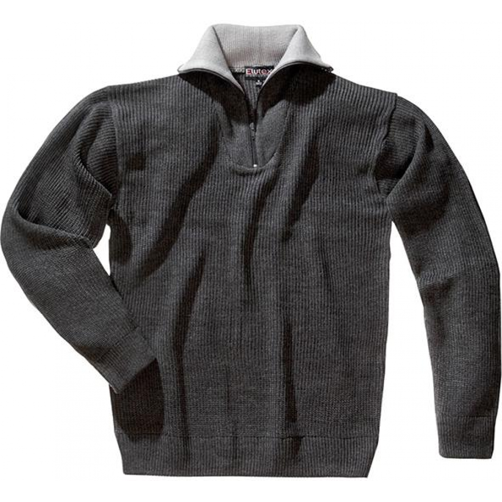Troyer Sylt Gr, XL. dunkelgrau, meliert