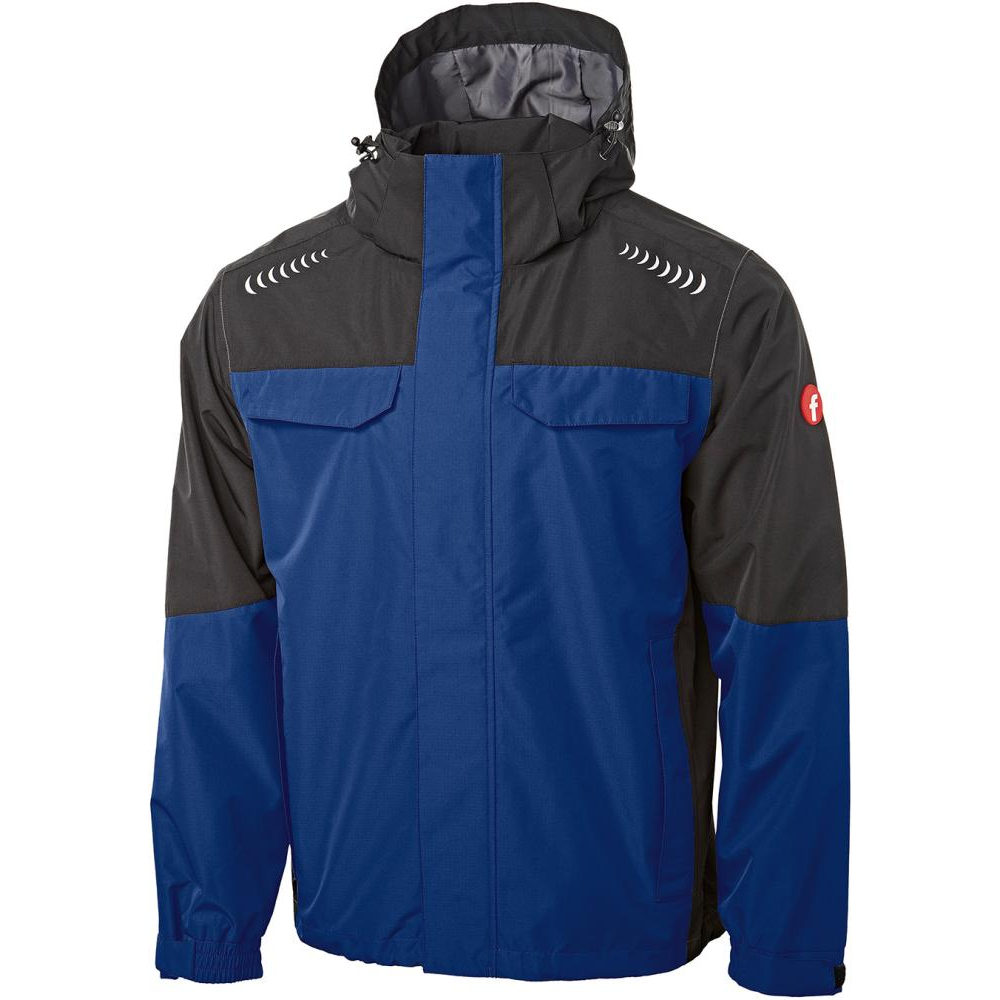 Regenjacke Gr. S kornblau/schwarz Fortis Elements